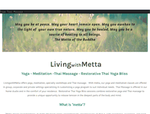 Tablet Screenshot of livingwithmetta.com